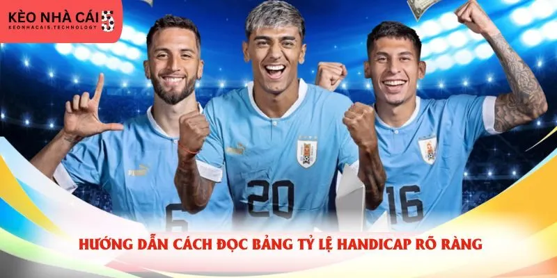 Hướng dẫn cách đọc bảng tỷ lệ Handicap rõ ràng